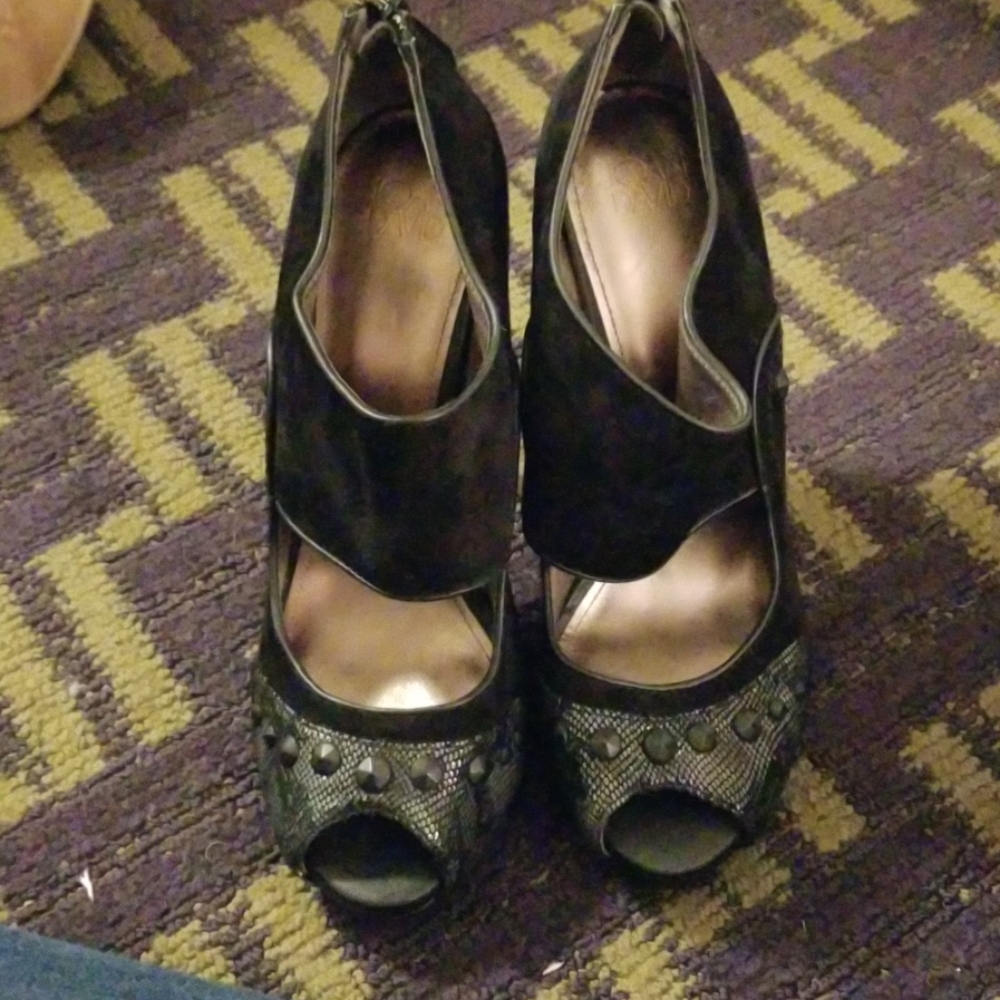 Black high heels